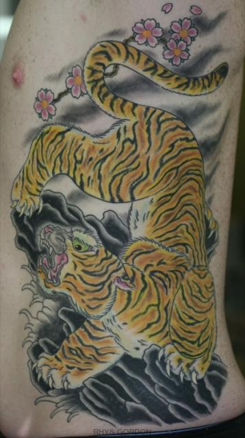 The Meaning of the Japanese Tiger Tattoo